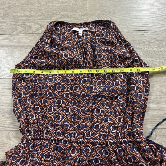 Derek Lam 10 Crosby Multi Printed Silk V-Neck Dress - Picture 11 of 12